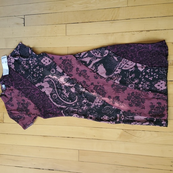 UO Nina Spliced Bodycon Mock Neck Mini Dress Sz S - Picture 4 of 5